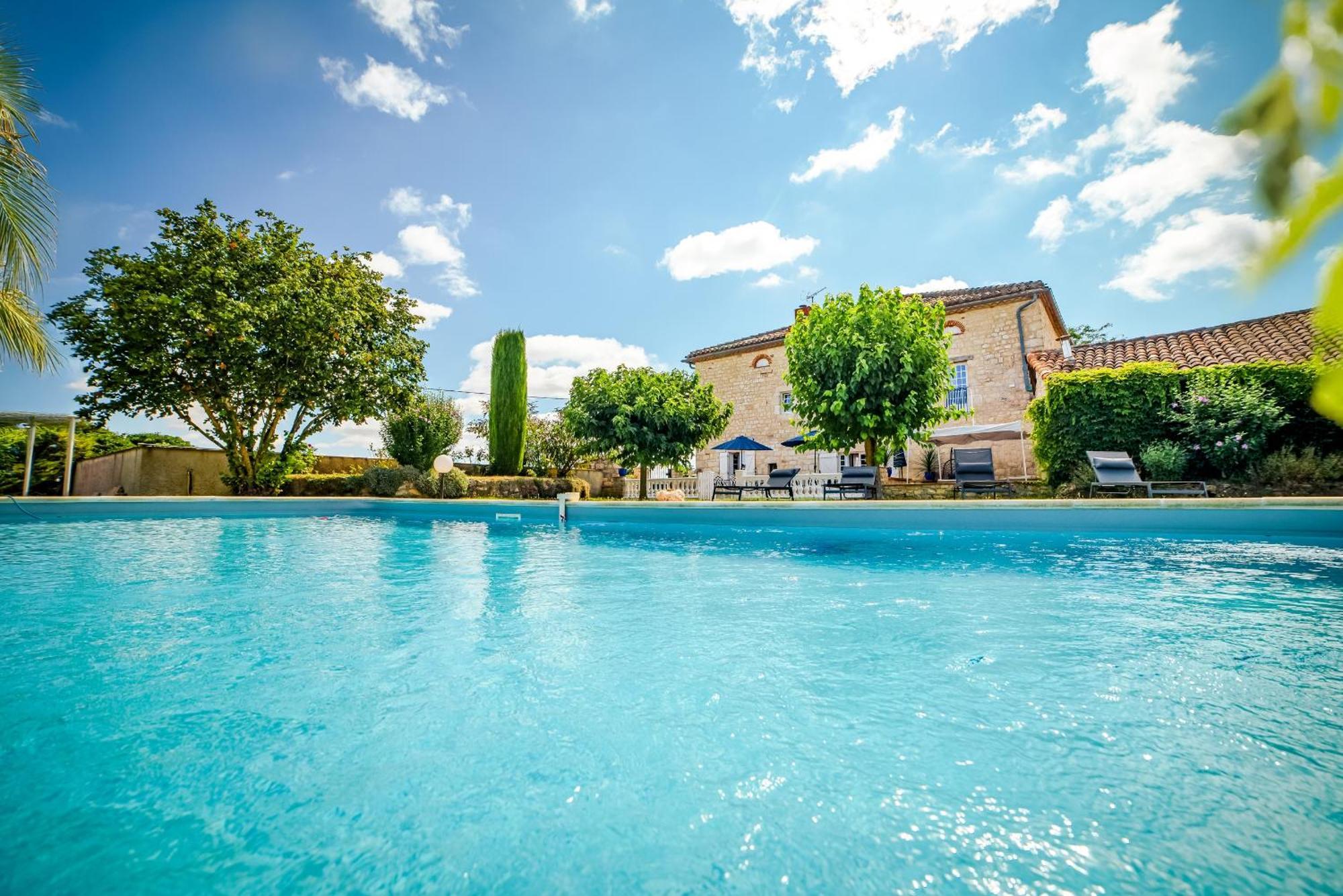 Villa Thun - Piscine - Maison De Caractere Au Milieu Des Vignes La Celle-sous-Gouzon エクステリア 写真