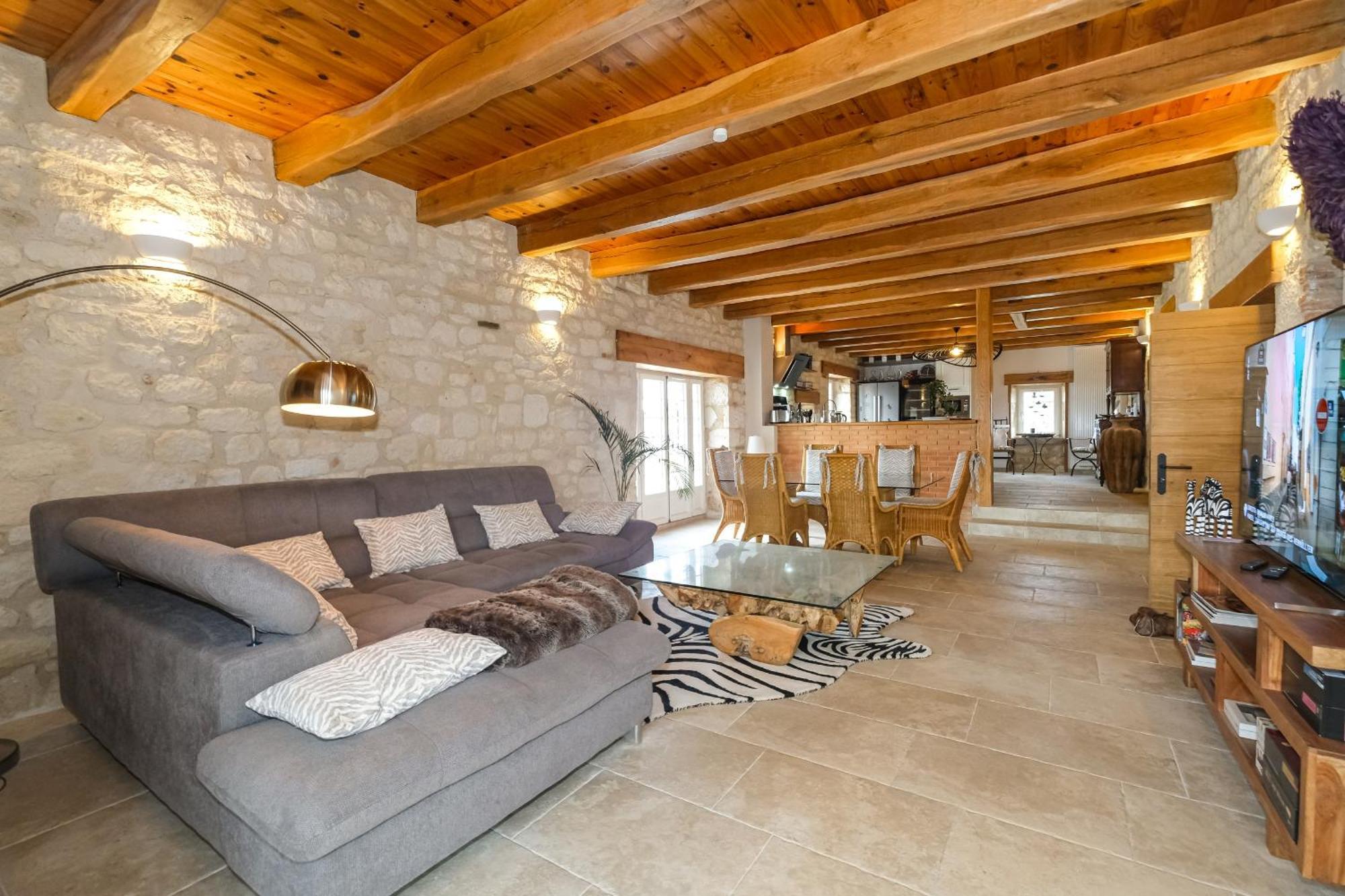 Villa Thun - Piscine - Maison De Caractere Au Milieu Des Vignes La Celle-sous-Gouzon エクステリア 写真